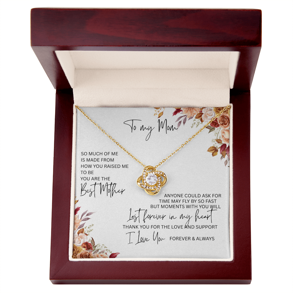 Exquisite Gift for Mom The "Love Knot Necklace"