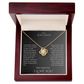 Elegant Gift "To My Soulmate" Love Knot Necklace
