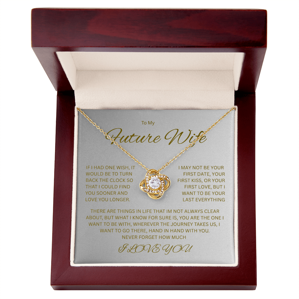 Captivating "Love Knot Necklace" for your Future Wife