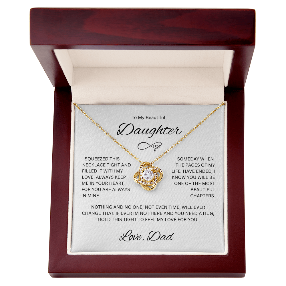 Dazzling Daughter Gift "To My Beautiful Daughter, Love Dad"