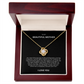 Graceful Gift "To My Beautiful Mother" Love Knot Necklace