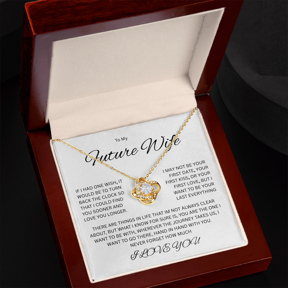Captivating "Love Knot Necklace" for your Future Wife