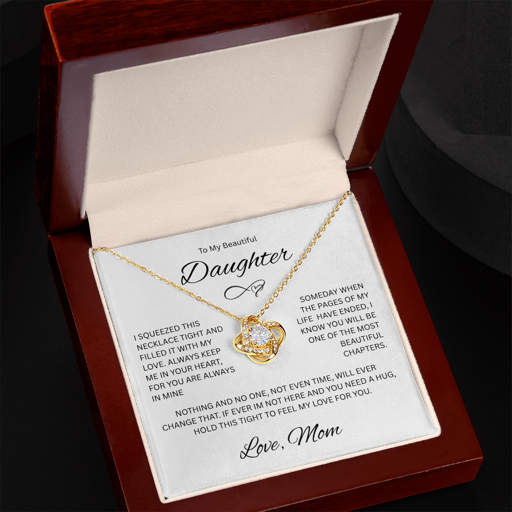 Dazzling Gift for Daughter "To My Beautiful Daughter, Love Mom