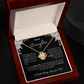 "To My Daughter, Love Dad" Gift - Love Knot Necklace