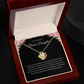 Beautiful Love Knot Necklace "To My Bonus Daughter"