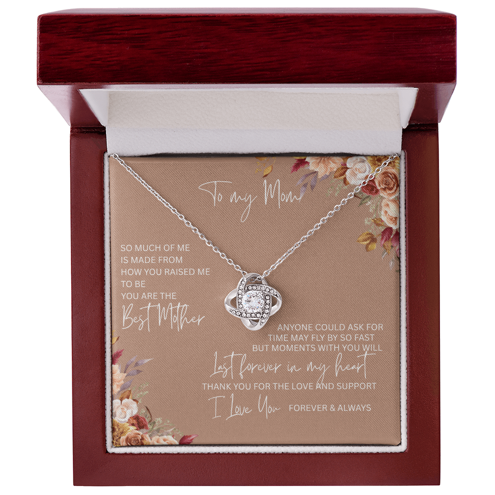 Exquisite Gift for Mom The "Love Knot Necklace"