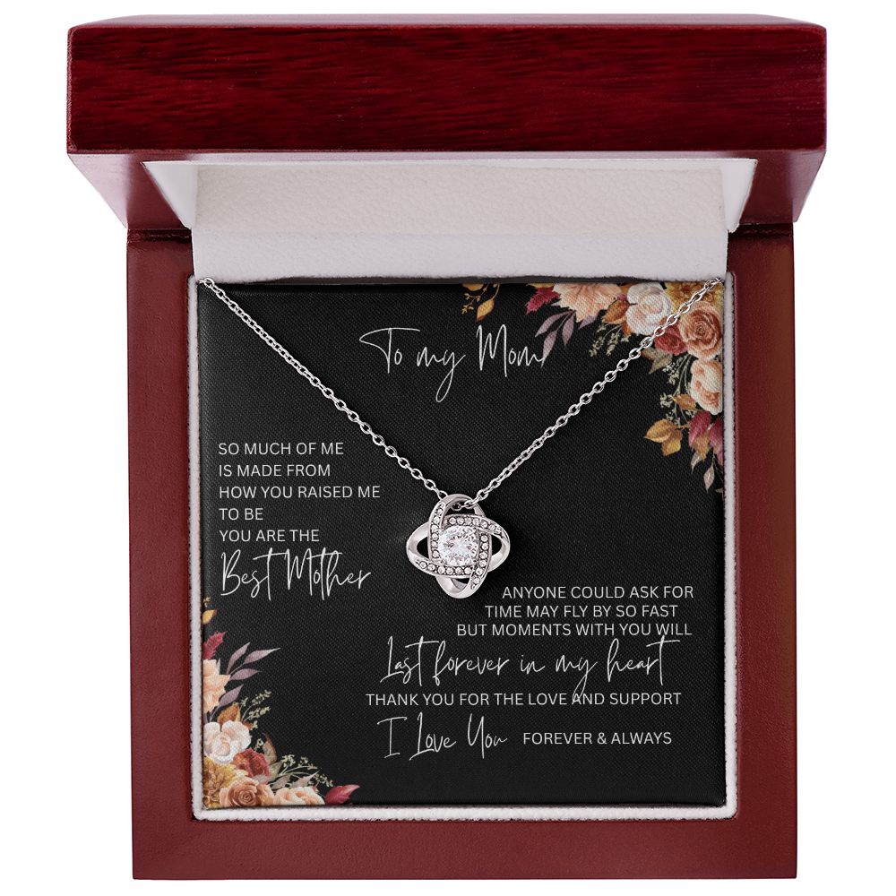 Exquisite Gift for Mom The "Love Knot Necklace"