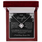 "To My Daughter, Love Dad" Gift - Love Knot Necklace