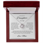 Dazzling Gift for Daughter "To My Beautiful Daughter, Love Mom