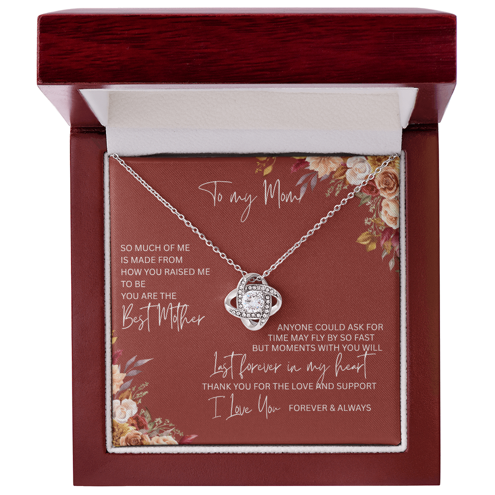 Exquisite Gift for Mom The "Love Knot Necklace"