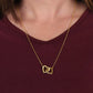 A Forever Connection "To My Amazing Sister" Interlocking Hearts Necklace