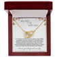 Gift for Sister "Big Sister Little Sister" Interlocking Hearts Necklace