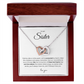 Unforgettable Gift for your Sister "To My Sister" Interlocking Hearts Necklace