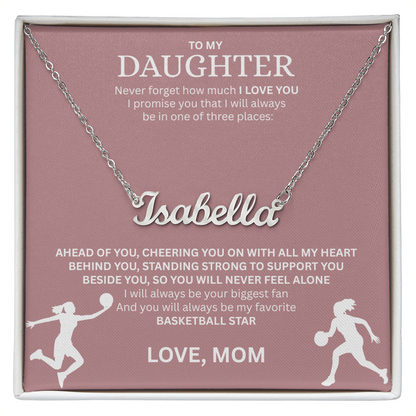 Personalize this "Custom Name Necklace" for your star player