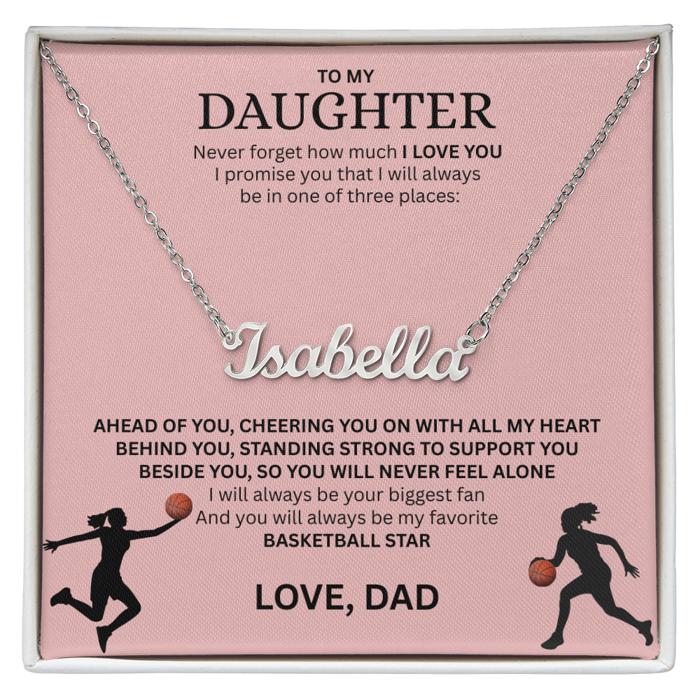 Personalize this "Custom Name Necklace" for your star player
