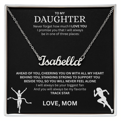 Reward the heart of a winner with a "Custom Name Necklace"