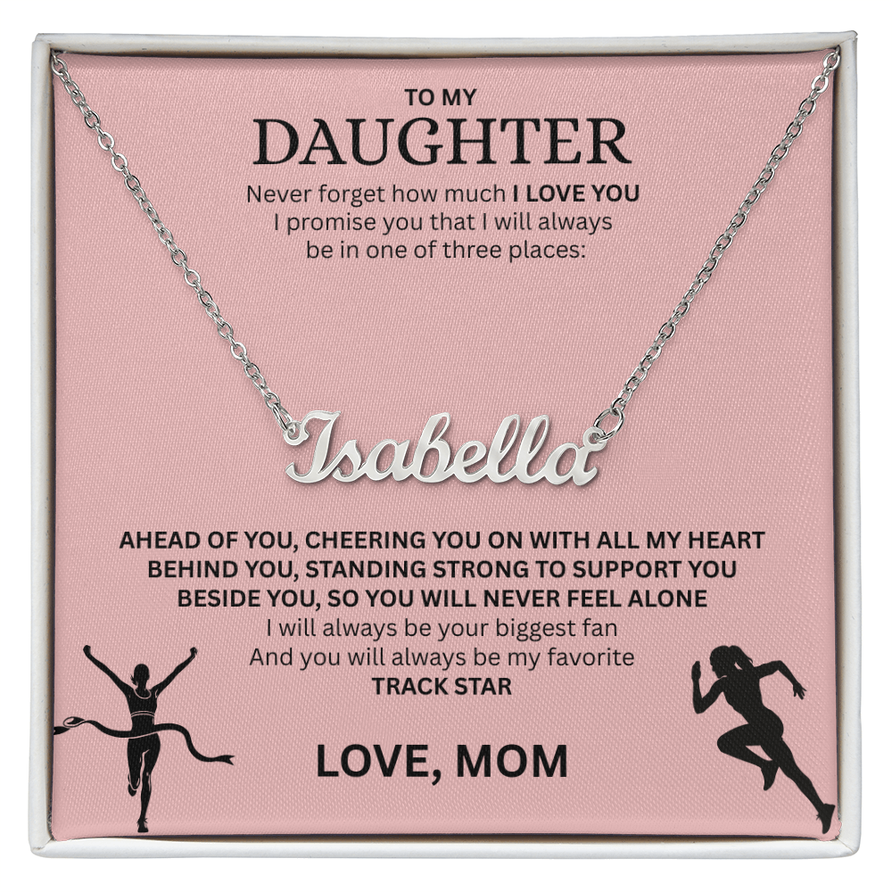 Reward the heart of a winner with a "Custom Name Necklace"