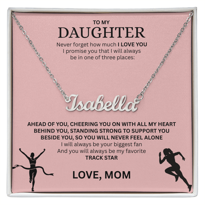 Reward the heart of a winner with a "Custom Name Necklace"