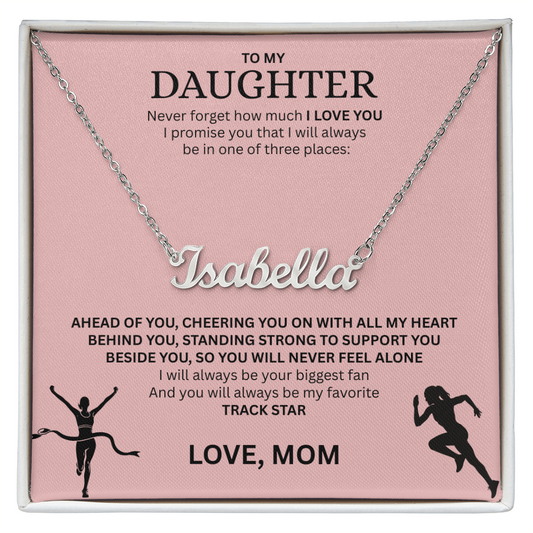 Reward the heart of a winner with a "Custom Name Necklace"