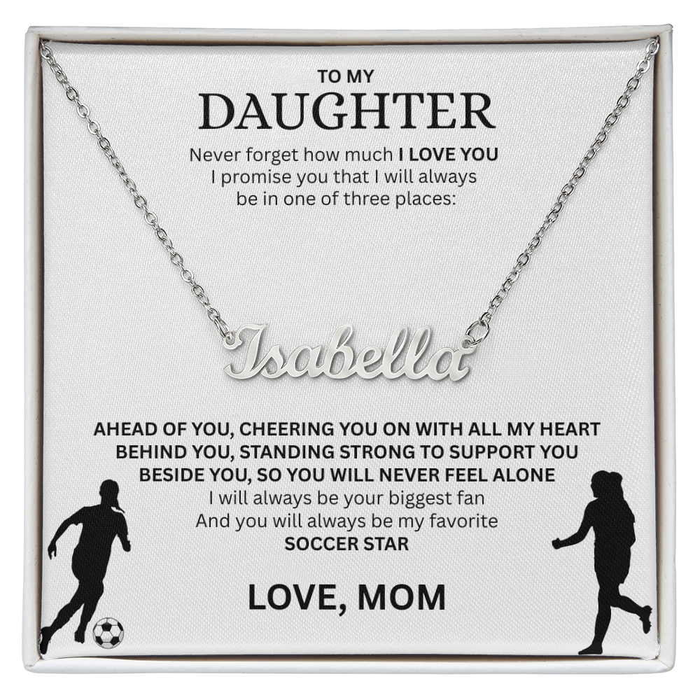Honor her with this "Custom Name Necklace"