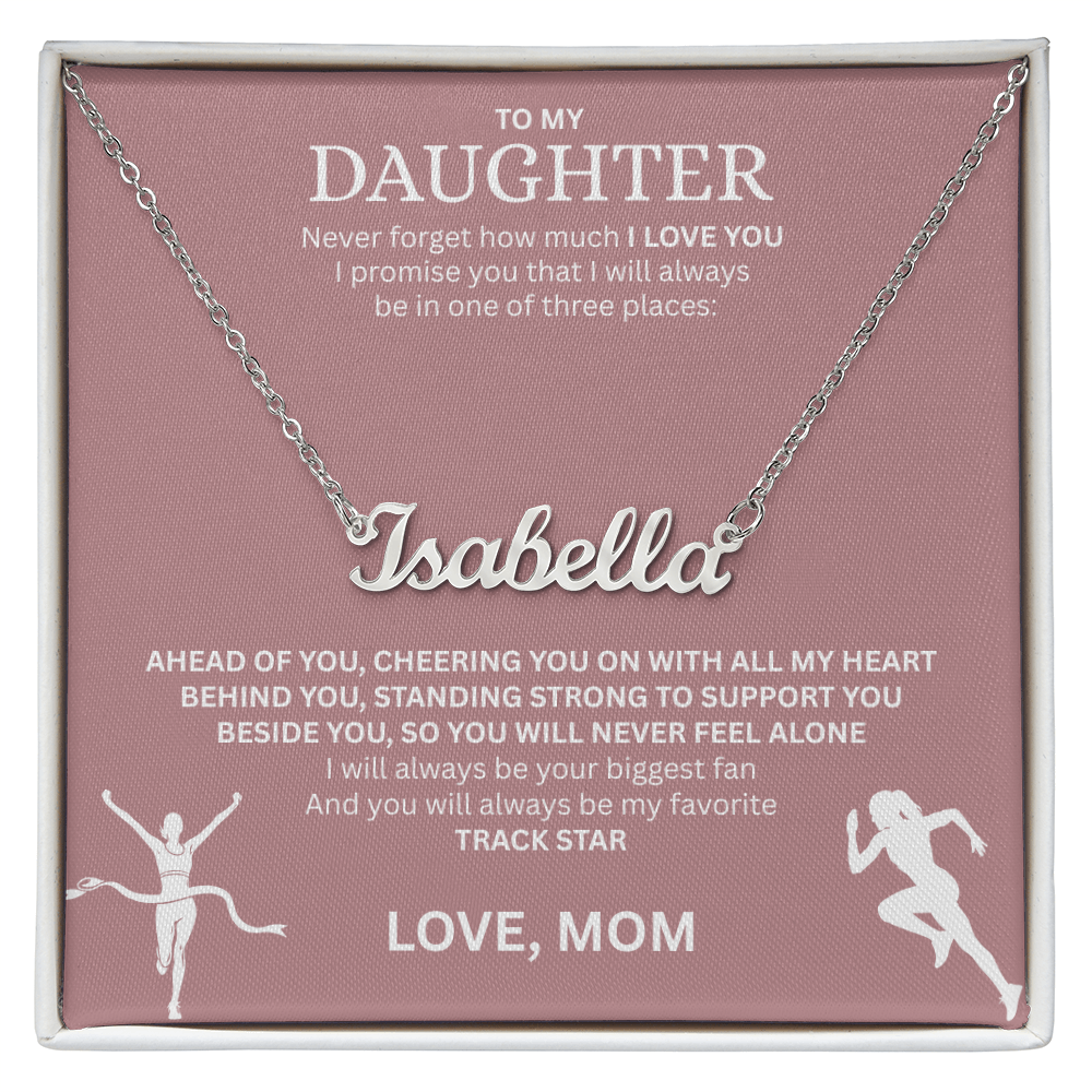 Reward the heart of a winner with a "Custom Name Necklace"