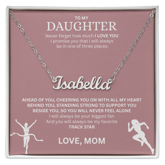 Reward the heart of a winner with a "Custom Name Necklace"