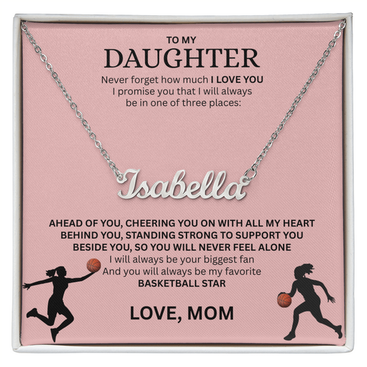 Personalize this "Custom Name Necklace" for your star player