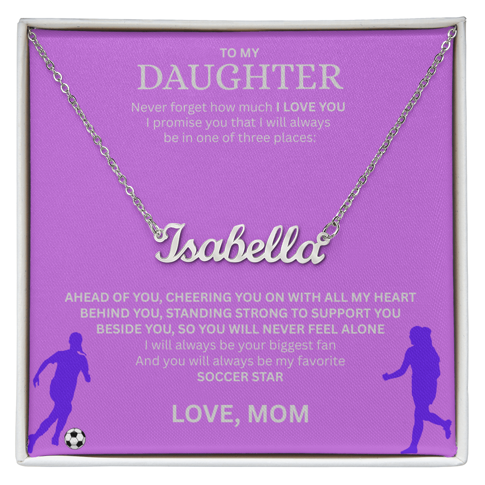 Honor her with this "Custom Name Necklace"