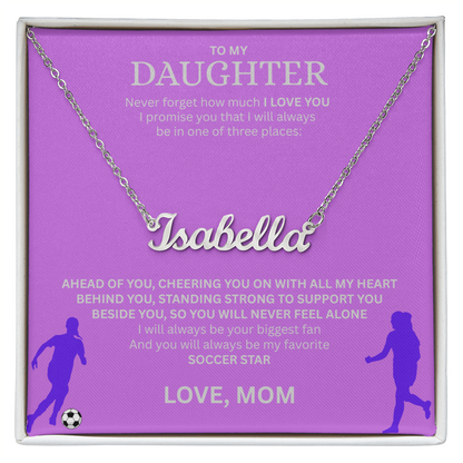 Honor her with this "Custom Name Necklace"