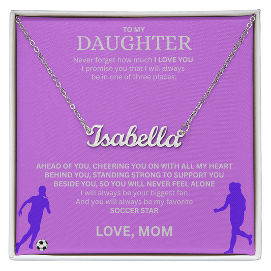 Honor her with this "Custom Name Necklace"