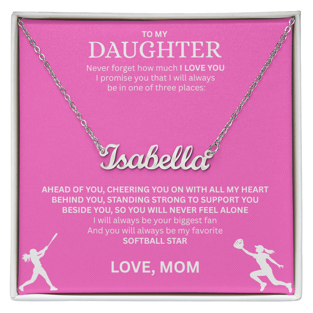 Surprise your Champion with a "Custom Name Necklace"