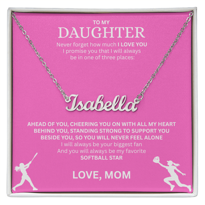 Surprise your Champion with a "Custom Name Necklace"