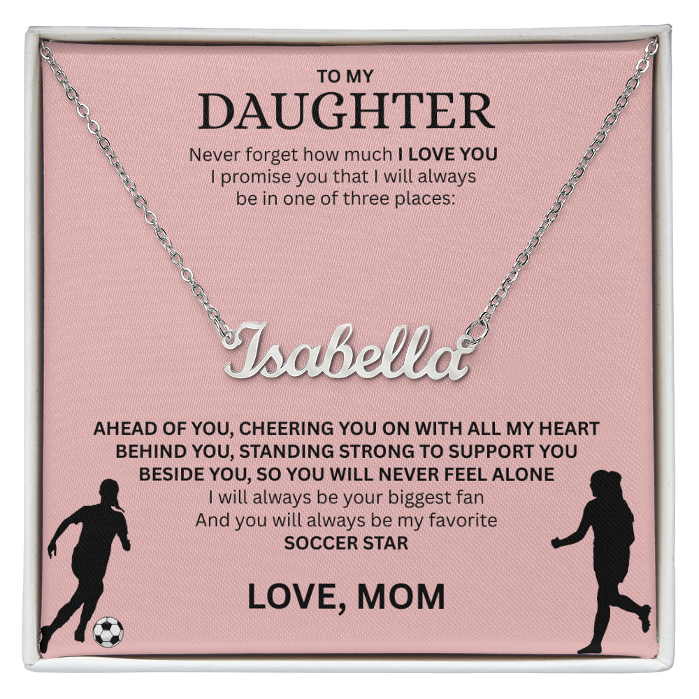 Honor her with this "Custom Name Necklace"