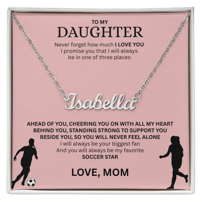 Honor her with this "Custom Name Necklace"