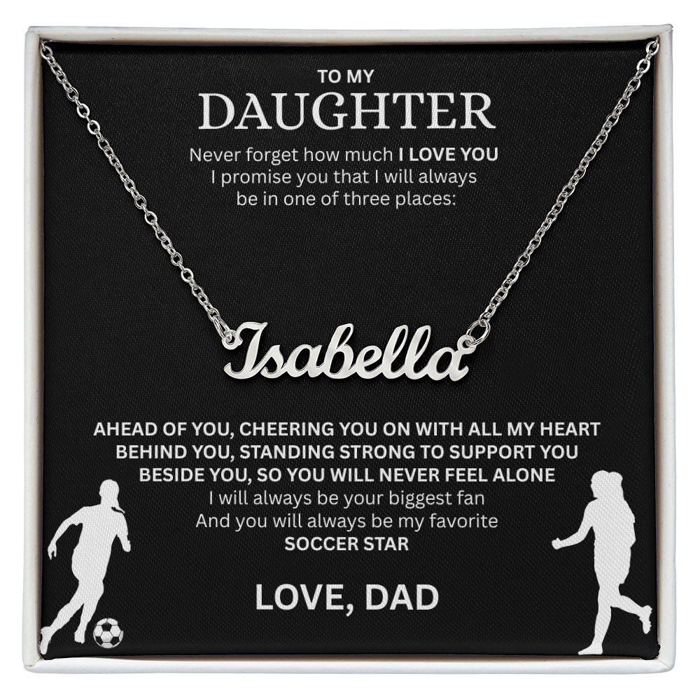 Honor her with this "Custom Name Necklace"