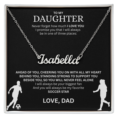 Honor her with this "Custom Name Necklace"