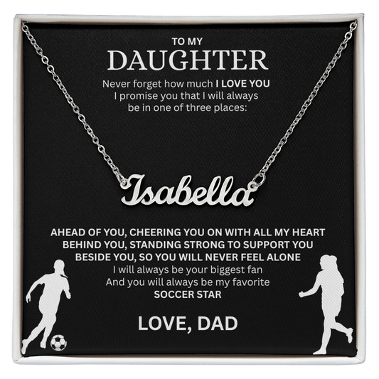Honor her with this "Custom Name Necklace"