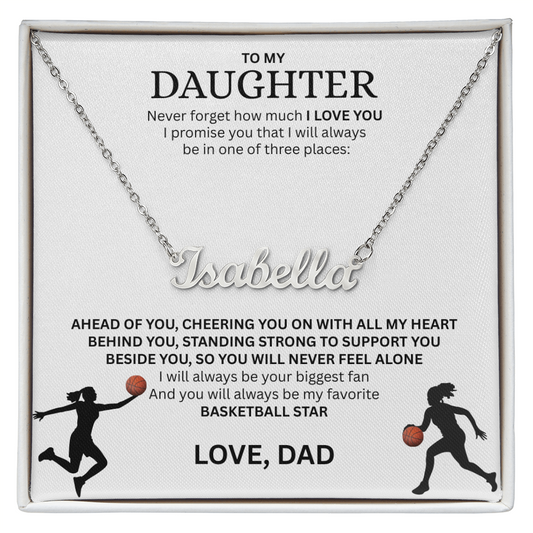 Personalize this "Custom Name Necklace" for your star player