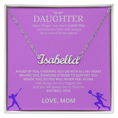 Surprise your Champion with a "Custom Name Necklace"