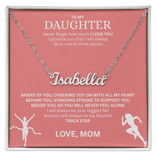 Reward the heart of a winner with a "Custom Name Necklace"