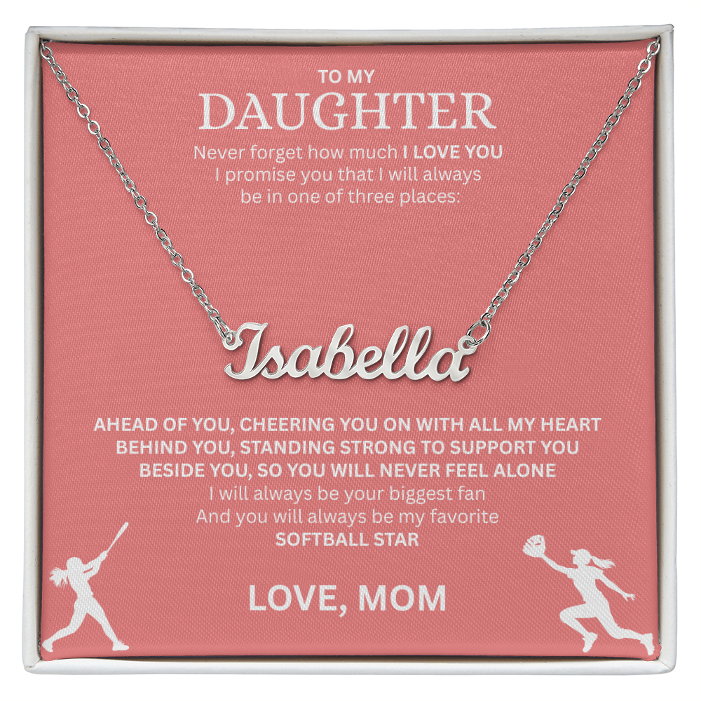 Surprise your Champion with a "Custom Name Necklace"