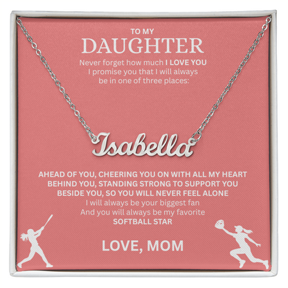 Surprise your Champion with a "Custom Name Necklace"