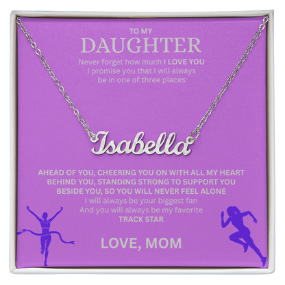 Reward the heart of a winner with a "Custom Name Necklace"