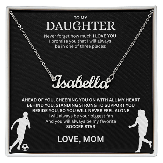 Honor her with this "Custom Name Necklace"