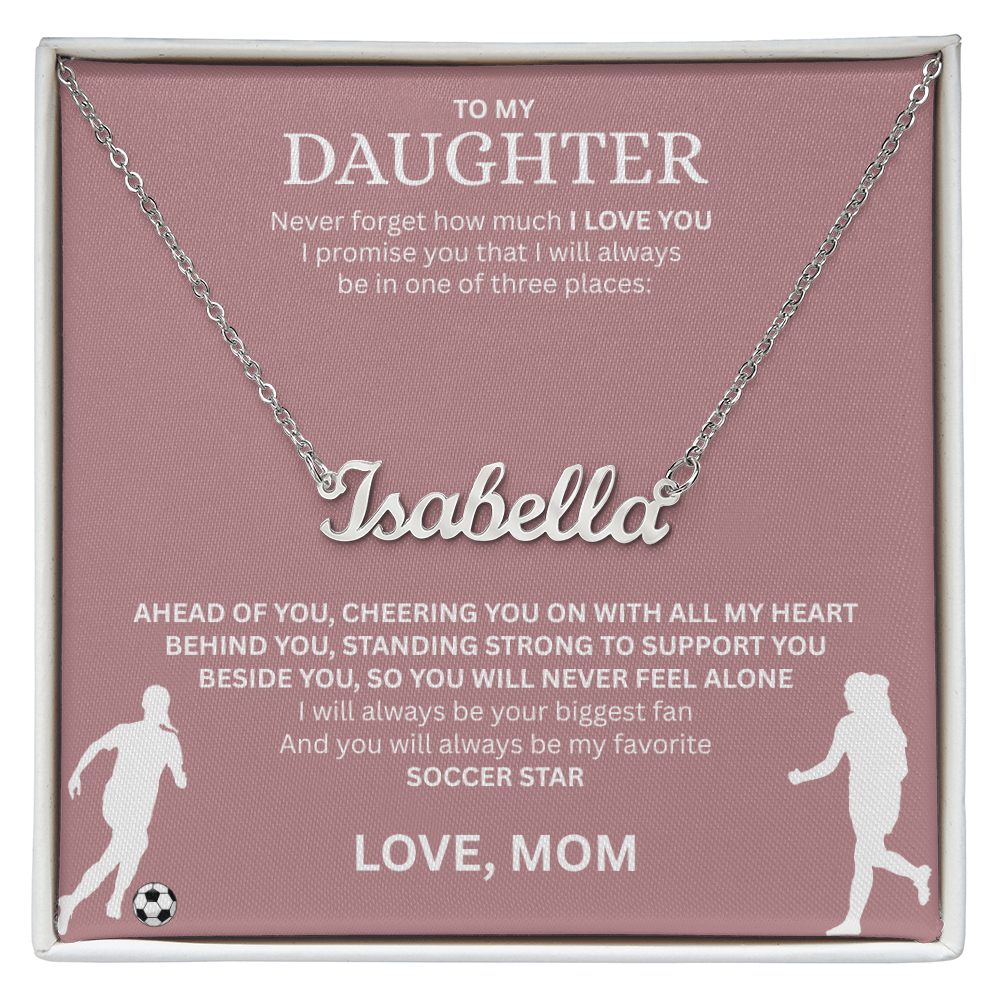 Honor her with this "Custom Name Necklace"