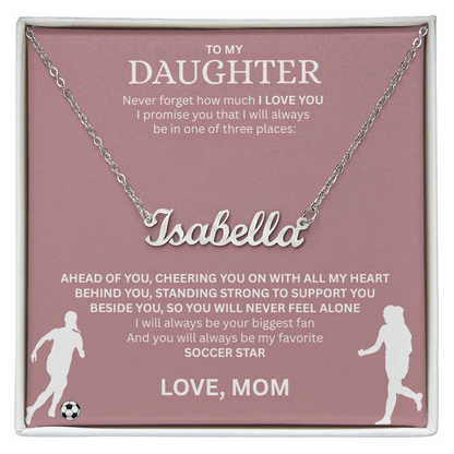 Honor her with this "Custom Name Necklace"