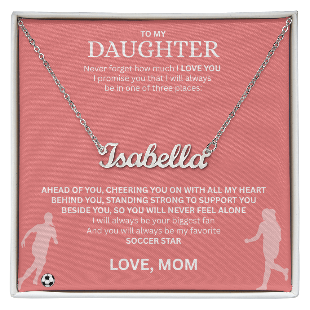 Honor her with this "Custom Name Necklace"