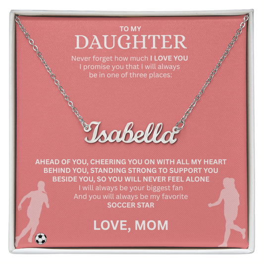 Honor her with this "Custom Name Necklace"