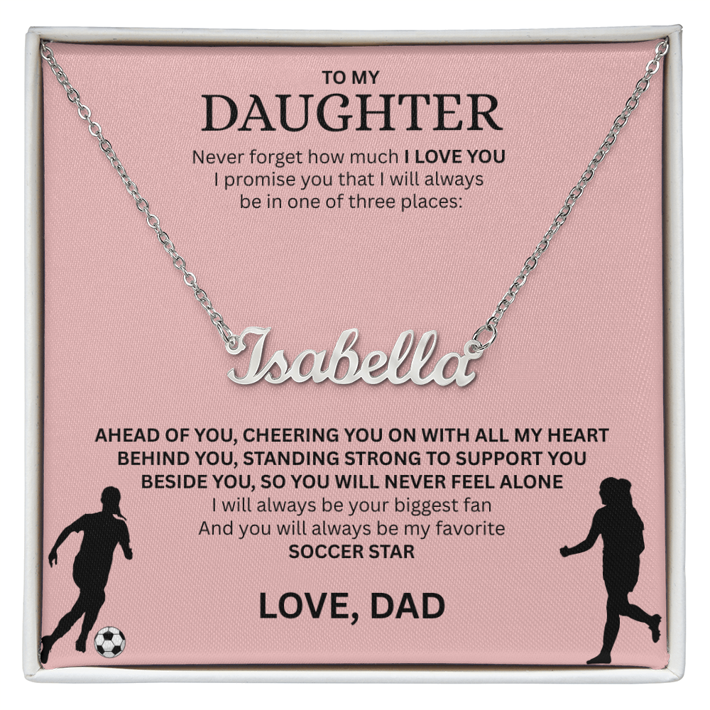 Honor her with this "Custom Name Necklace"