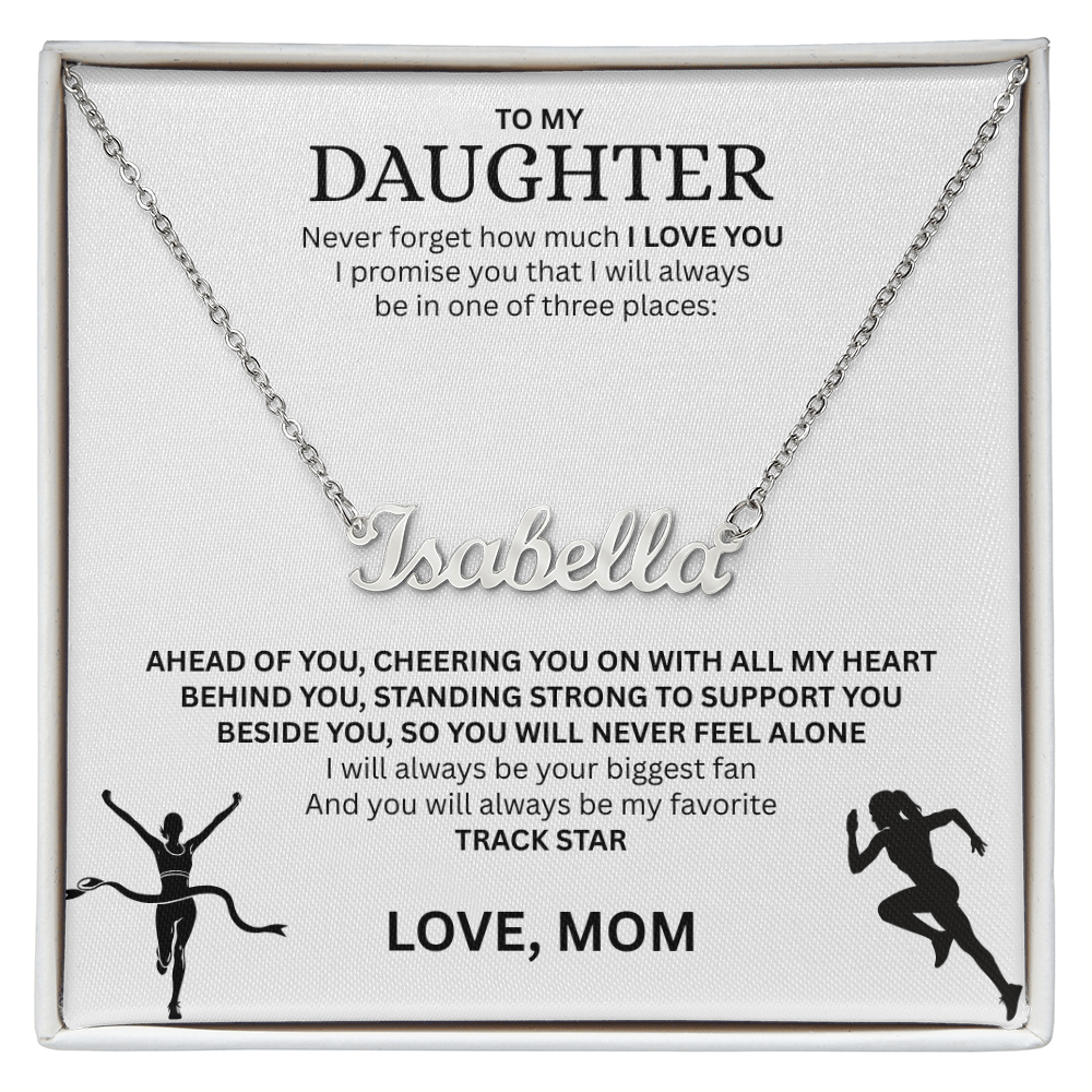 Reward the heart of a winner with a "Custom Name Necklace"